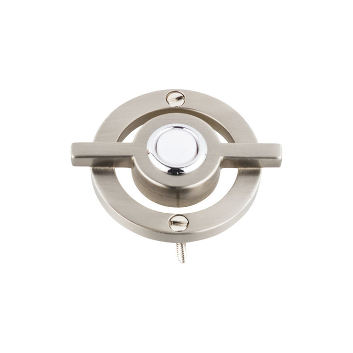 Atlas Homewares DB643-BRN Modern Avalon Push Button Brushed Nickel