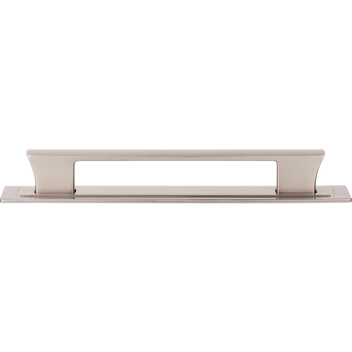 Atlas Homewares A6004-BRN Zander 6 5/16in Center to Center Bar Pull Brushed Nickel