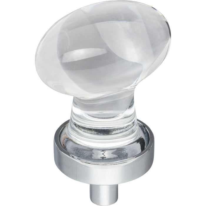 Jeffrey Alexander G110PC Harlow 1-1/4" Length Oval Knob Polished Chrome