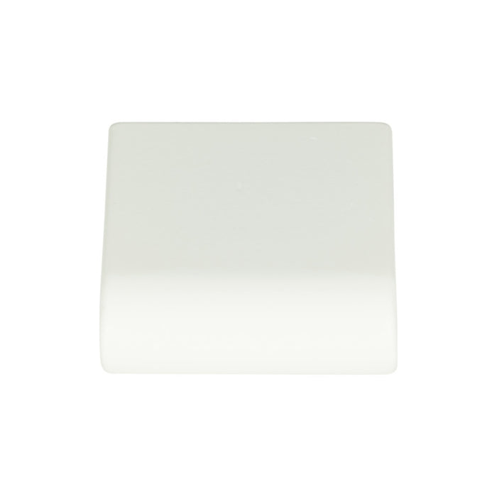 Atlas Homewares A877-WG Round Rail 1 1/8in (29mm) Diameter Round Knob High White Gloss - KnobDepot