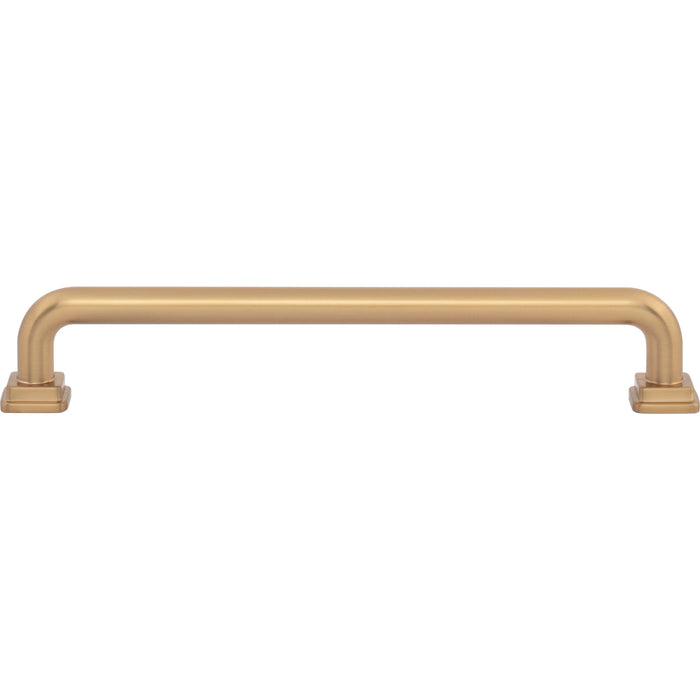 Atlas Homewares A6025-WB Kimberton 6 5/16in Center to Center Bar Pull Warm Brass