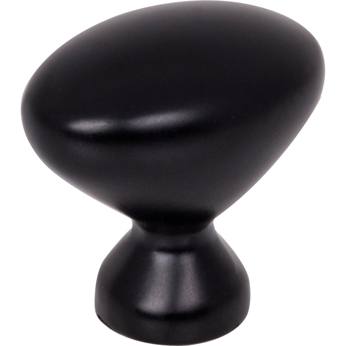 Elements 897L-MB Merryville 1-1/4" Length Oval Knob Matte Black