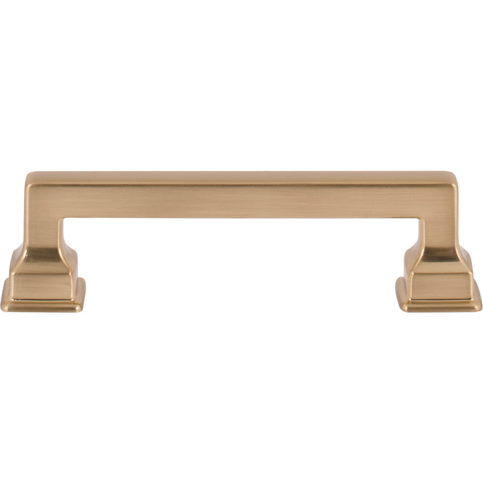 Atlas Homewares A622-WB Erika 3 3/4in Center to Center Bar Pull Warm Brass