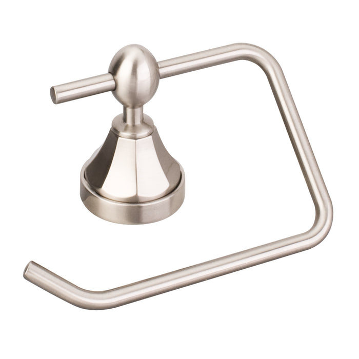 Elements BHE3-01SN Newbury Satin Nickel Euro Paper Holder - Contractor Packed Satin Nickel