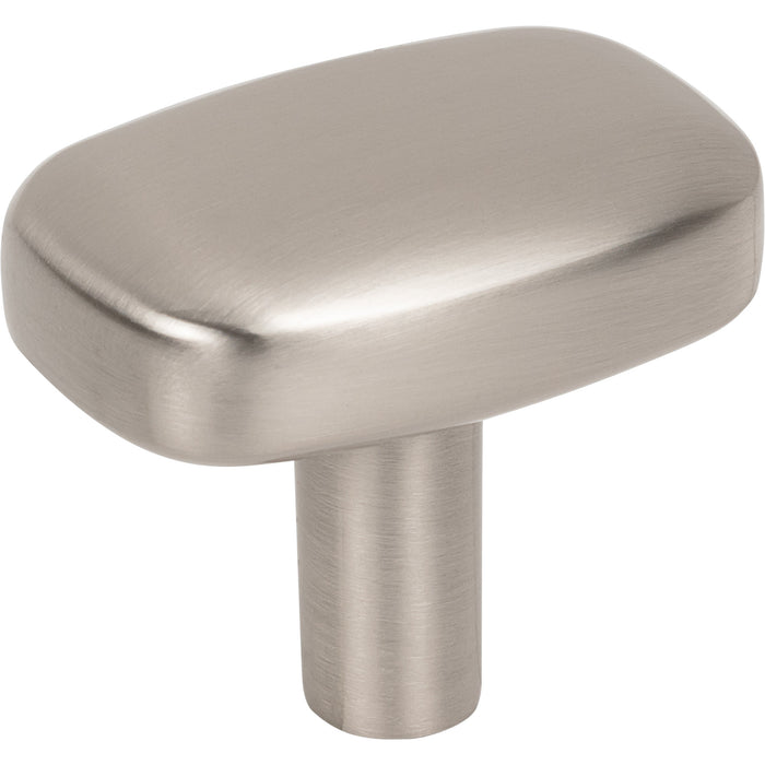 Jeffrey Alexander 329L-SN Loxley 1-1/2" Length Rectangle Knob Satin Nickel