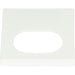 Atlas Homewares 364-WG Edge Pulls Modern Square 1 1/4in (32mm) Center to Center Finger Pull High White Gloss - KnobDepot