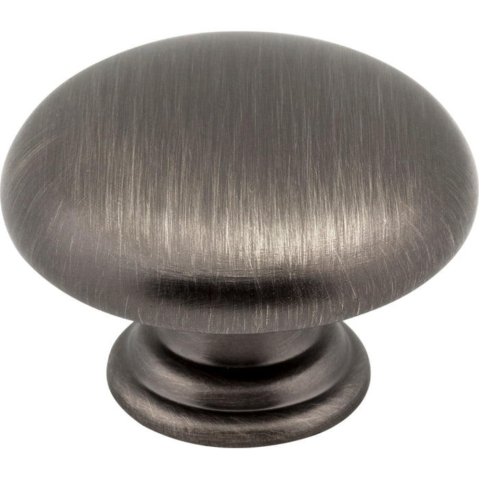 Elements 3950-BNBDL Gatsby 1-3/16" Diameter Mushroom Knob Brushed Pewter