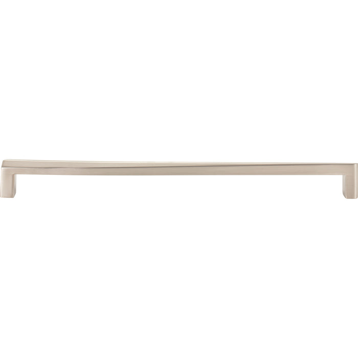 Atlas Homewares A676-BRN Para 12in (305mm) Center to Center Bar Pull Brushed Nickel - KnobDepot