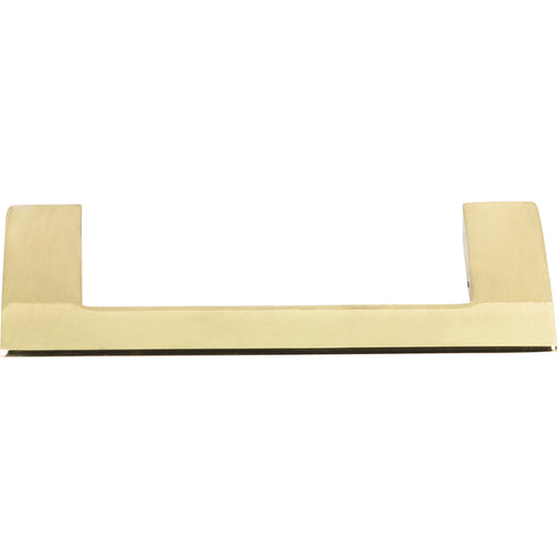Atlas Homewares A905-FG Angled Drop 3 3/4in (95mm) Center to Center Bar Pull French Gold - KnobDepot