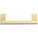 Atlas Homewares A905-FG Angled Drop 3 3/4in (95mm) Center to Center Bar Pull French Gold - KnobDepot
