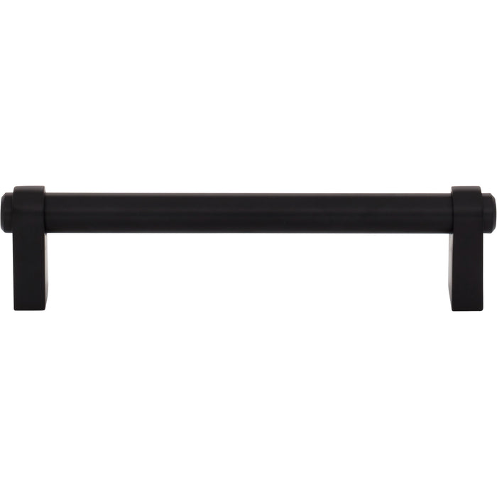 Top Knobs TK3211BLK Lawrence 5 1/16" Center to Center Bar Pull Flat Black - KnobDepot
