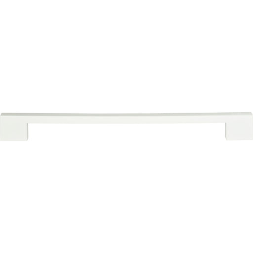 Atlas Homewares A866-WG Thin Square 11 5/16in (287mm) Center to Center Bar Pull High White Gloss - KnobDepot