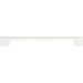 Atlas Homewares A866-WG Thin Square 11 5/16in (287mm) Center to Center Bar Pull High White Gloss - KnobDepot