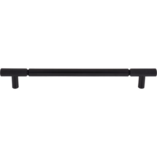 Top Knobs TK3246BLK Prestwick 12" Center to Center Bar Pull Flat Black - KnobDepot