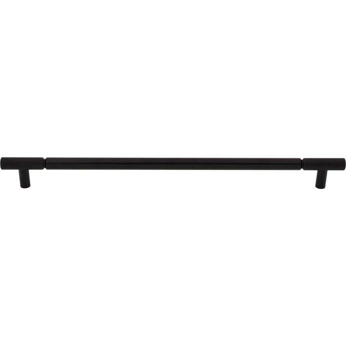 Top Knobs TK3247BLK Prestwick 18" Center to Center Bar Pull Flat Black - KnobDepot
