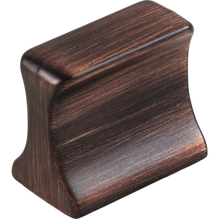 Jeffrey Alexander 752-19DBAC Sullivan 19 mm Center to Center Rectangle Knob Brushed Oil Rubbed Bronze