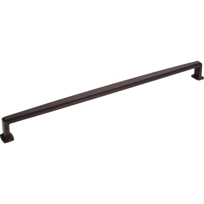 Jeffrey Alexander 171-18DBAC Richard 18" Center-to-Center Appliance Pull Brushed Oil Rubbed Bronze