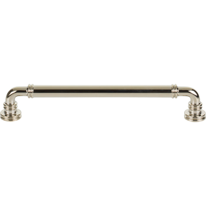 Top Knobs TK3144PN Cranford 7 9/16" Center to Center Bar Pull Polished Nickel - KnobDepot