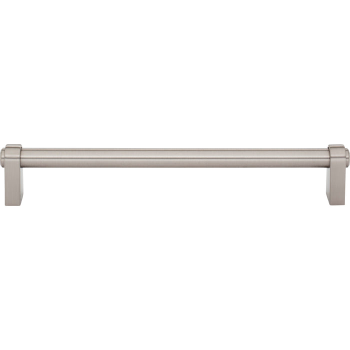 Top Knobs TK3213BSN Lawrence 7 9/16" Center to Center Bar Pull Brushed Satin Nickel - KnobDepot