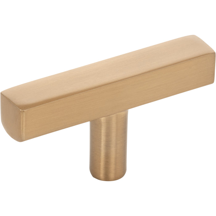 Jeffrey Alexander 845TL-SBZ Dominique 2-1/4" Length Bar Knob Satin Bronze
