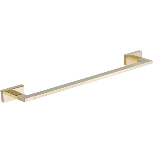 Atlas Homewares AXTB450-FG Axel Single 17 9/16in (446mm) Wall Mounted Towel Bar French Gold - KnobDepot