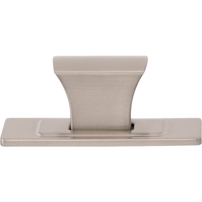 Atlas Homewares A6001-BRN Zander 1 1/4in Length Rectangle Knob Brushed Nickel