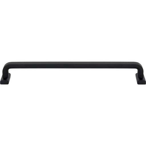 Top Knobs TK3166BLK Harrison 8 13/16" Center to Center Bar Pull Flat Black - KnobDepot