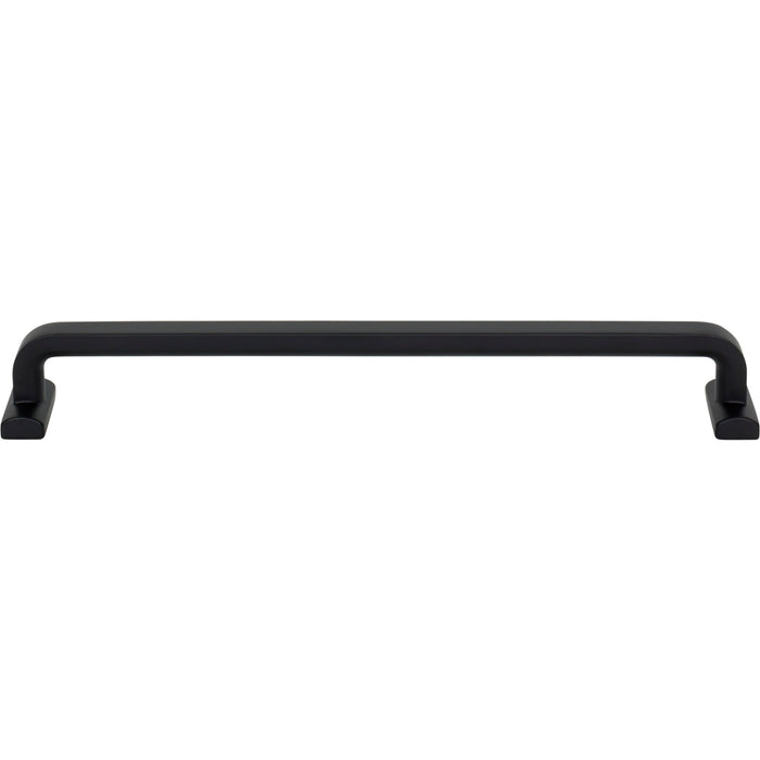 Top Knobs TK3166BLK Harrison 8 13/16" Center to Center Bar Pull Flat Black - KnobDepot