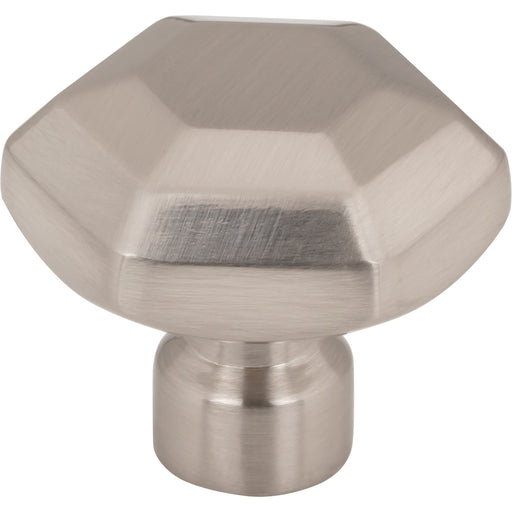 Top Knobs TK3200BSN Dustin 1 1/4" Length Geometric Knob Brushed Satin Nickel - KnobDepot