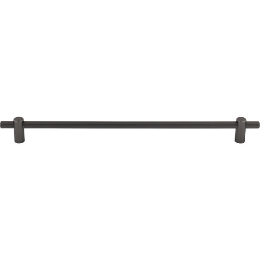 Top Knobs TK3257AG Dempsey 12" Center to Center Bar Pull Ash Gray - KnobDepot