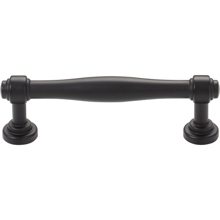 Top Knobs TK3071BLK Ulster 3 3/4" Center to Center Bar Pull Flat Black - KnobDepot