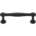 Top Knobs TK3071BLK Ulster 3 3/4" Center to Center Bar Pull Flat Black - KnobDepot