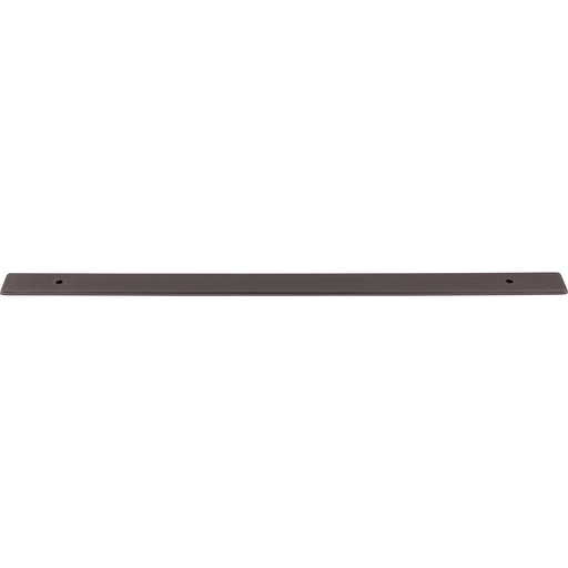 Top Knobs TK3286AG Radcliffe 12" Center to Center Pull Backplate Ash Gray - KnobDepot