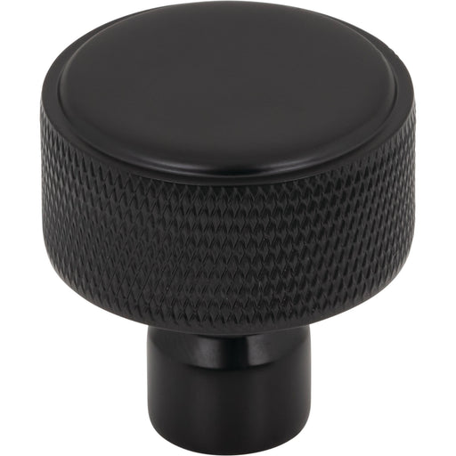 Top Knobs TK3261BLK Garrison 1 1/4" Length Round Knob Flat Black - KnobDepot