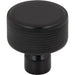 Top Knobs TK3261BLK Garrison 1 1/4" Length Round Knob Flat Black - KnobDepot