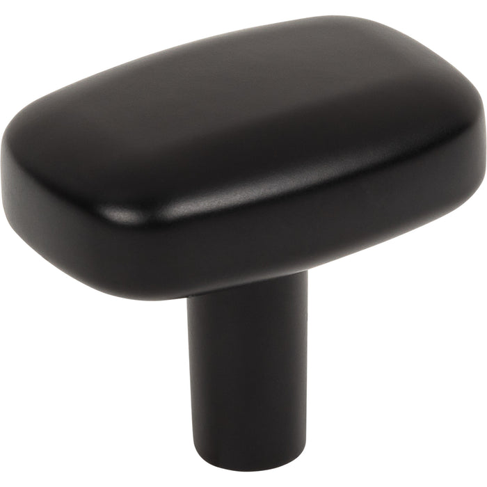 Jeffrey Alexander 329L-MB Loxley 1-1/2" Length Rectangle Knob Matte Black