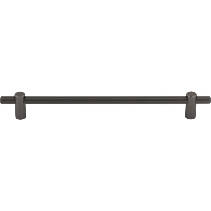 Top Knobs TK3256AG Dempsey 8 13/16" Center to Center Bar Pull Ash Gray - KnobDepot