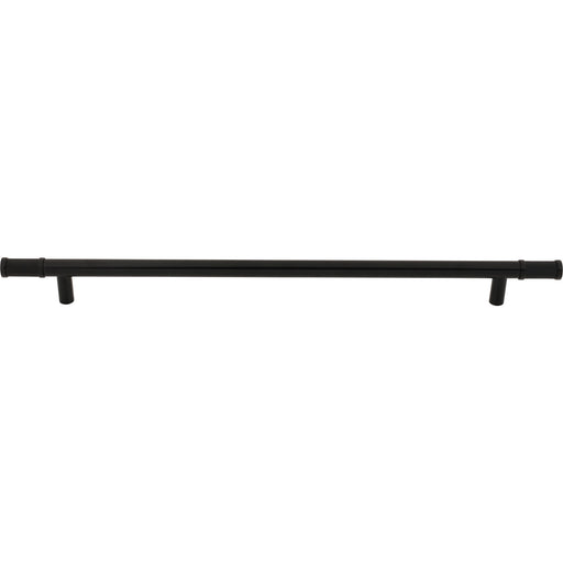 Top Knobs TK3239BLK Burnham 18" Center to Center Bar Pull Flat Black - KnobDepot