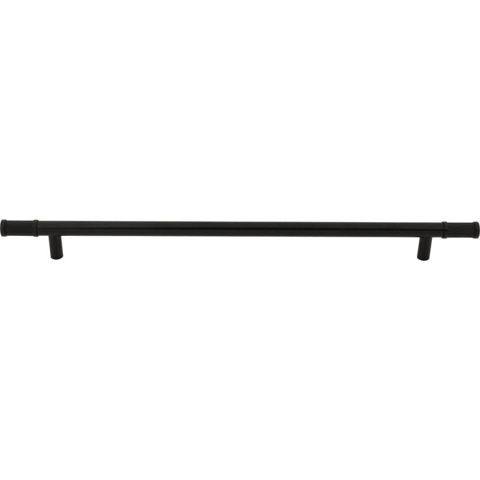 Top Knobs TK3239BLK Burnham 18" Center to Center Bar Pull Flat Black - KnobDepot