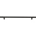 Top Knobs TK3239BLK Burnham 18" Center to Center Bar Pull Flat Black - KnobDepot
