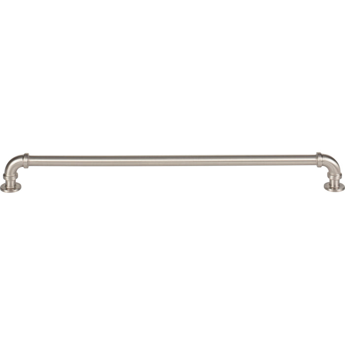 Atlas Homewares 434-BRN Steam Punk 12in Center to Center Bar Pull Brushed Nickel
