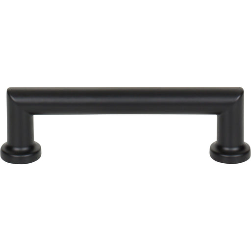 Top Knobs TK3151BLK Morris 3 3/4" Center to Center Bar Pull Flat Black - KnobDepot