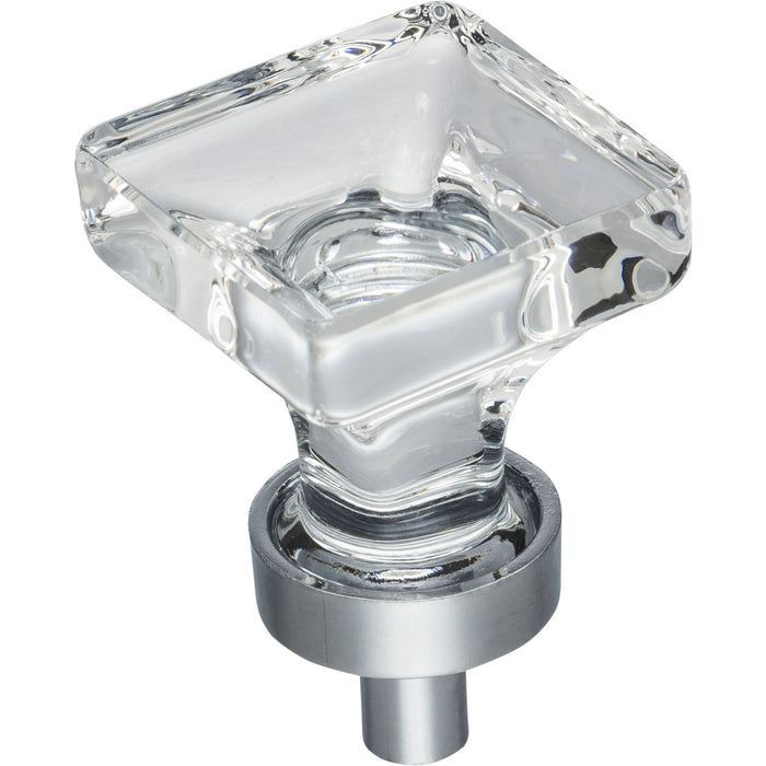 Jeffrey Alexander G140PC Harlow 1" Length Square Knob Polished Chrome