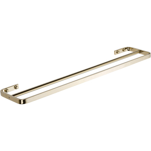 Atlas Homewares SODTB600-FG Solange Double 23 1/2in (597mm) Wall Mounted Towel Bar French Gold - KnobDepot