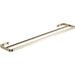 Atlas Homewares SODTB600-FG Solange Double 23 1/2in (597mm) Wall Mounted Towel Bar French Gold - KnobDepot
