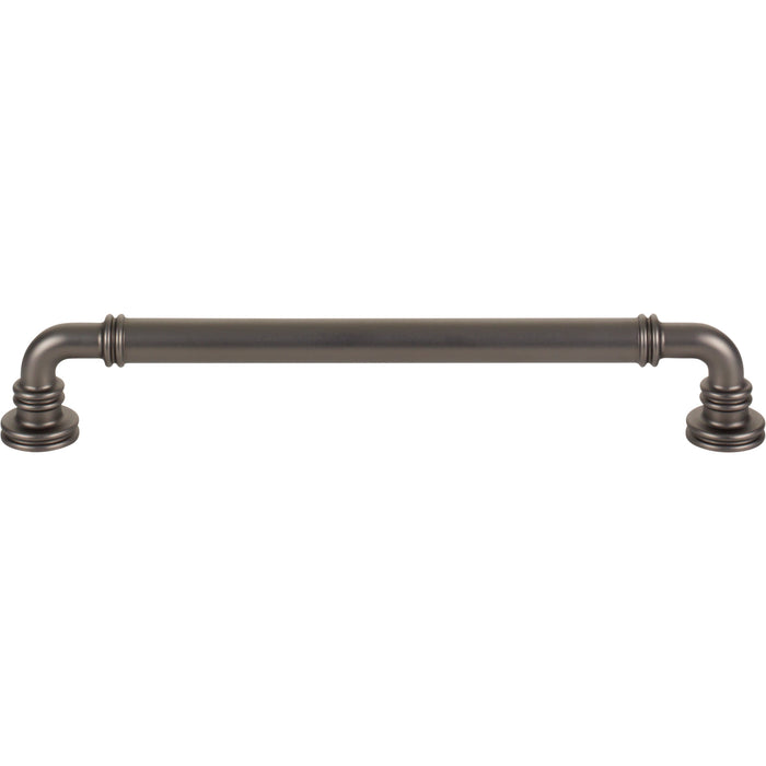 Top Knobs TK3144AG Cranford 7 9/16" Center to Center Bar Pull Ash Gray - KnobDepot