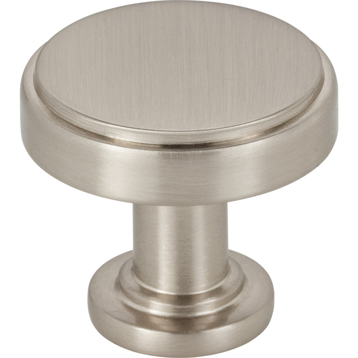 Jeffrey Alexander 171SN Richard 1-1/4" Diameter Round Knob Satin Nickel