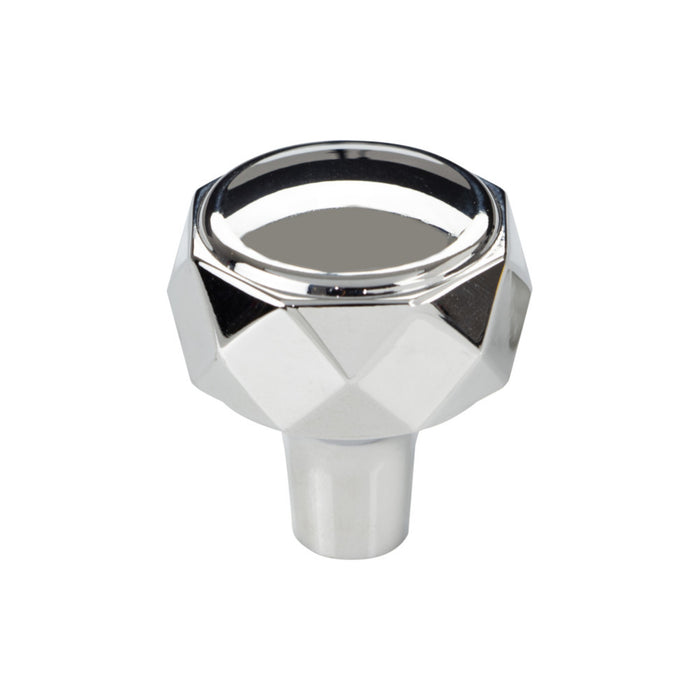 Top Knobs TK3080PC Kingsmill 1 1/4" Diameter Geometric Knob Polished Chrome - KnobDepot
