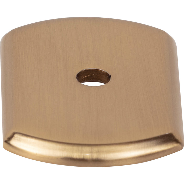 Top Knobs TK3270HB Wescott Knob Backplate Honey Bronze - KnobDepot