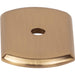 Top Knobs TK3270HB Wescott Knob Backplate Honey Bronze - KnobDepot